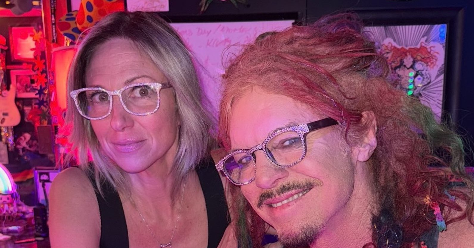 Debbie Gibson's Timely Message to Carrot Top Before His Hospitalization