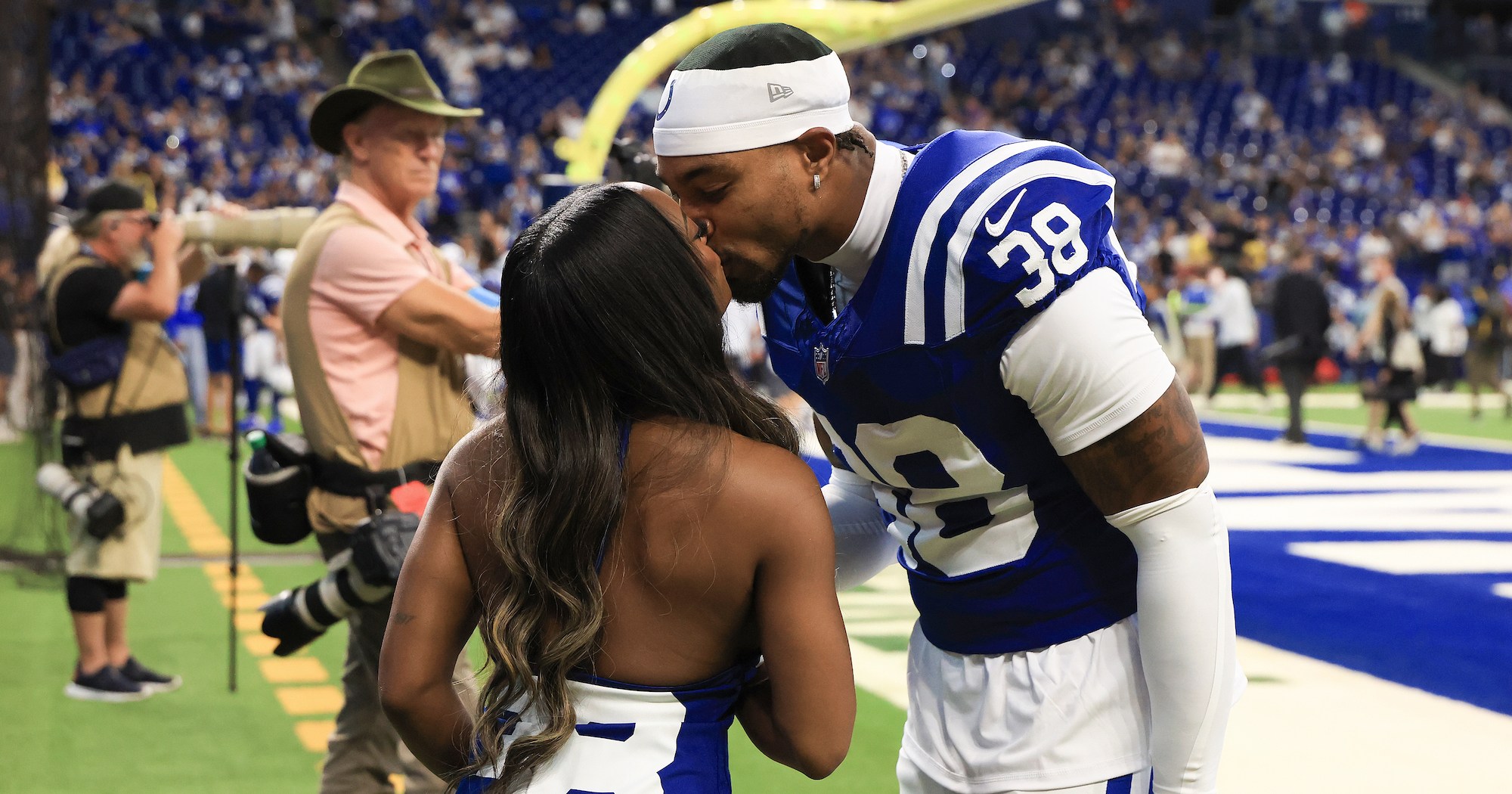 Simone Biles Wows in Stunning Colts Gear, Shares Sweet Moment with Jonathan Owens