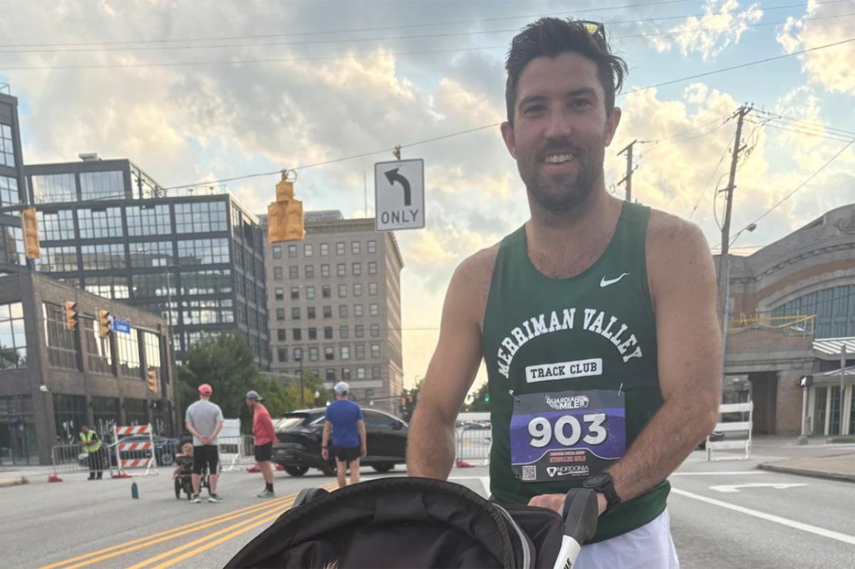 Dad Shatters Stroller Mile Record with 1-Year-Old Daughter Aboard
