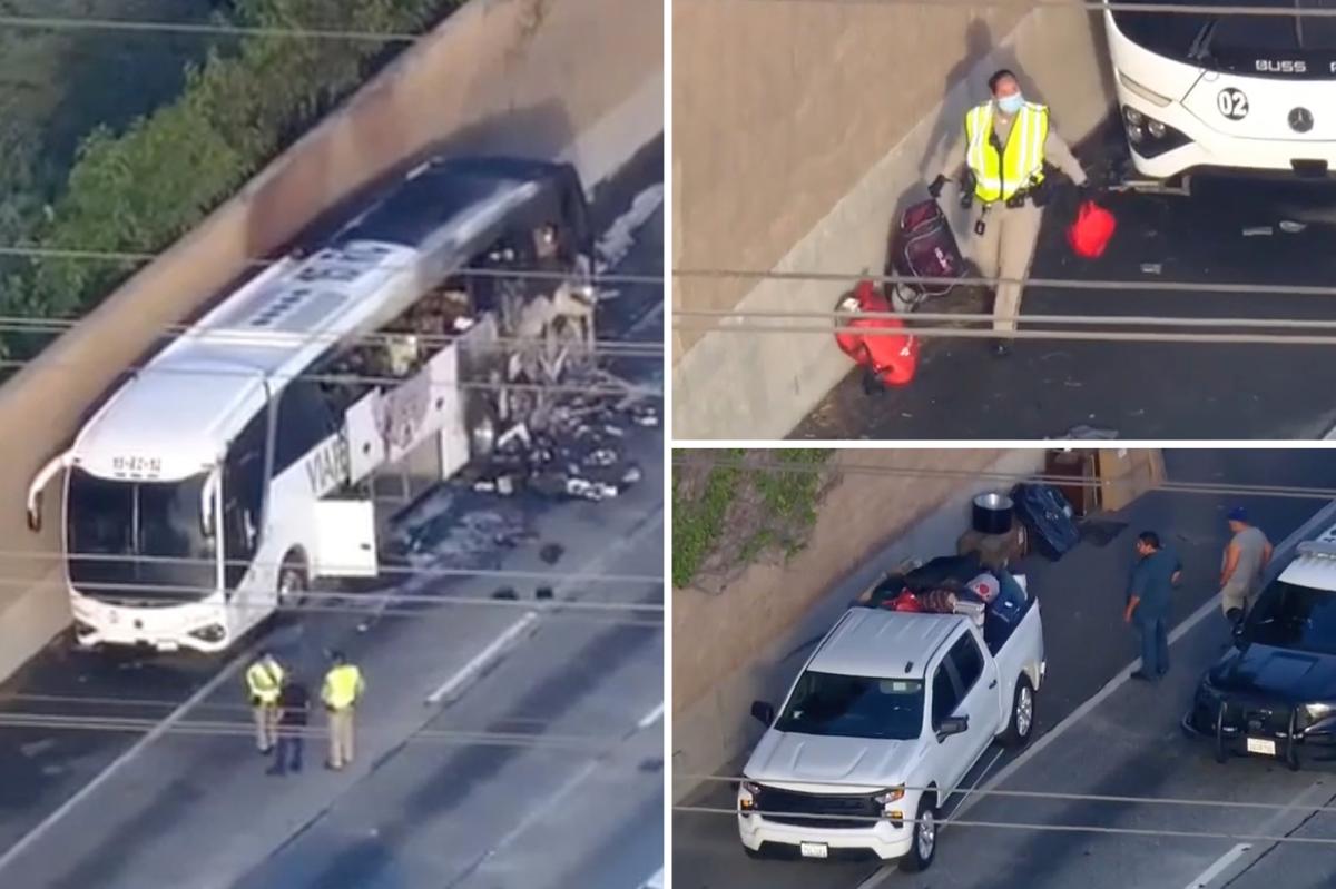 Tragic Tour Bus Fire on California Freeway Leaves Community in Shock
