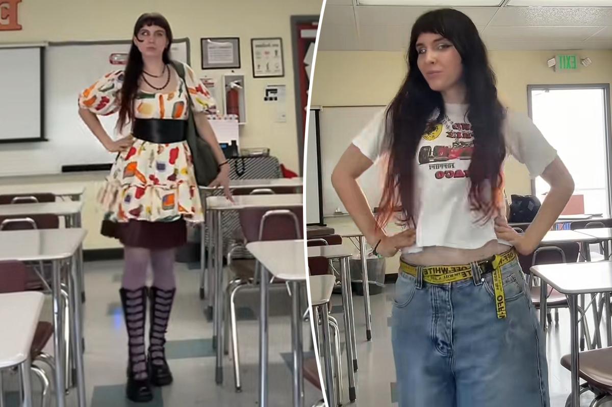 California Teacher's Bold Outfit Sparks Heated Debate on TikTok